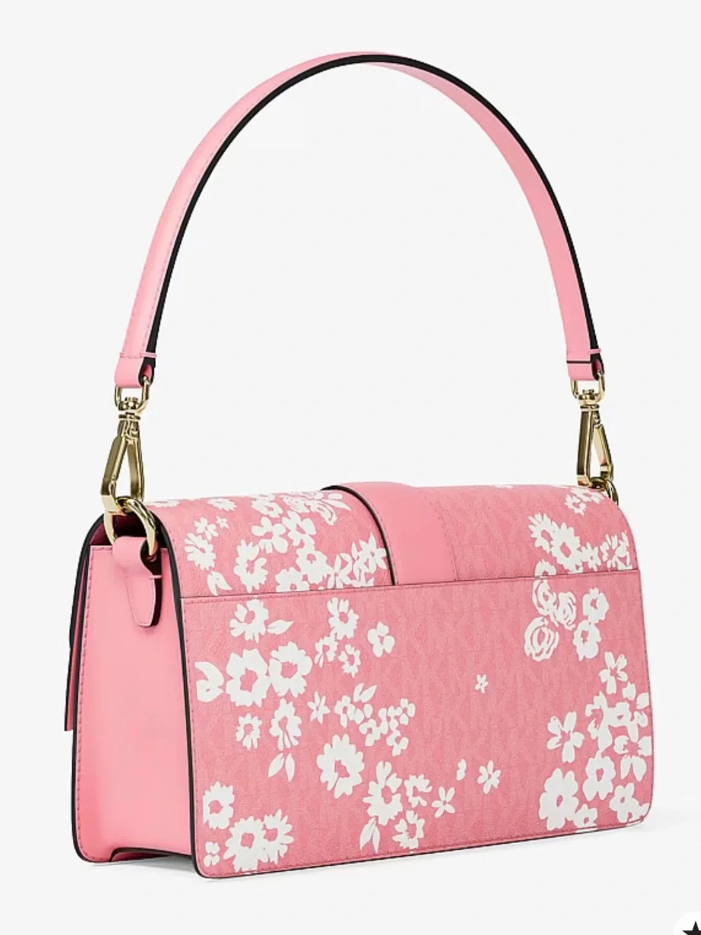 MICHAEL KORS Greenwich Md Printed Signature Logo Convertible Shoulder
Carnation - Picture 4 of 14